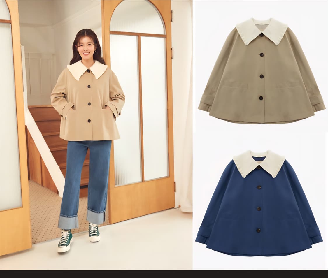 마리끌레르 트렌치 자켓 상품이미지4