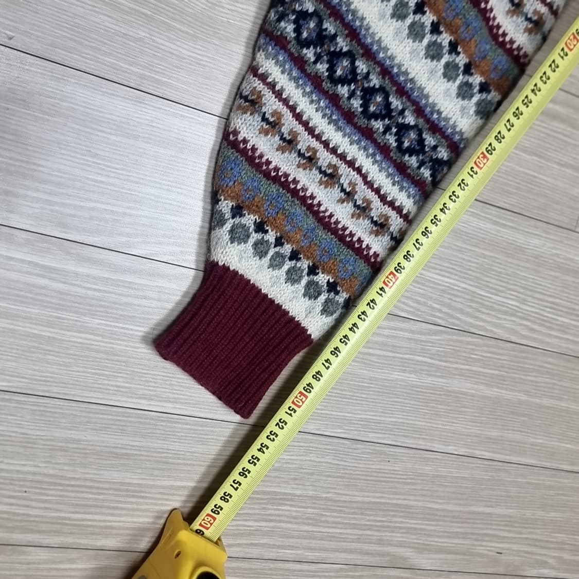 일본판 맥그리거 패턴 니트 스웨터(L) 상품이미지8