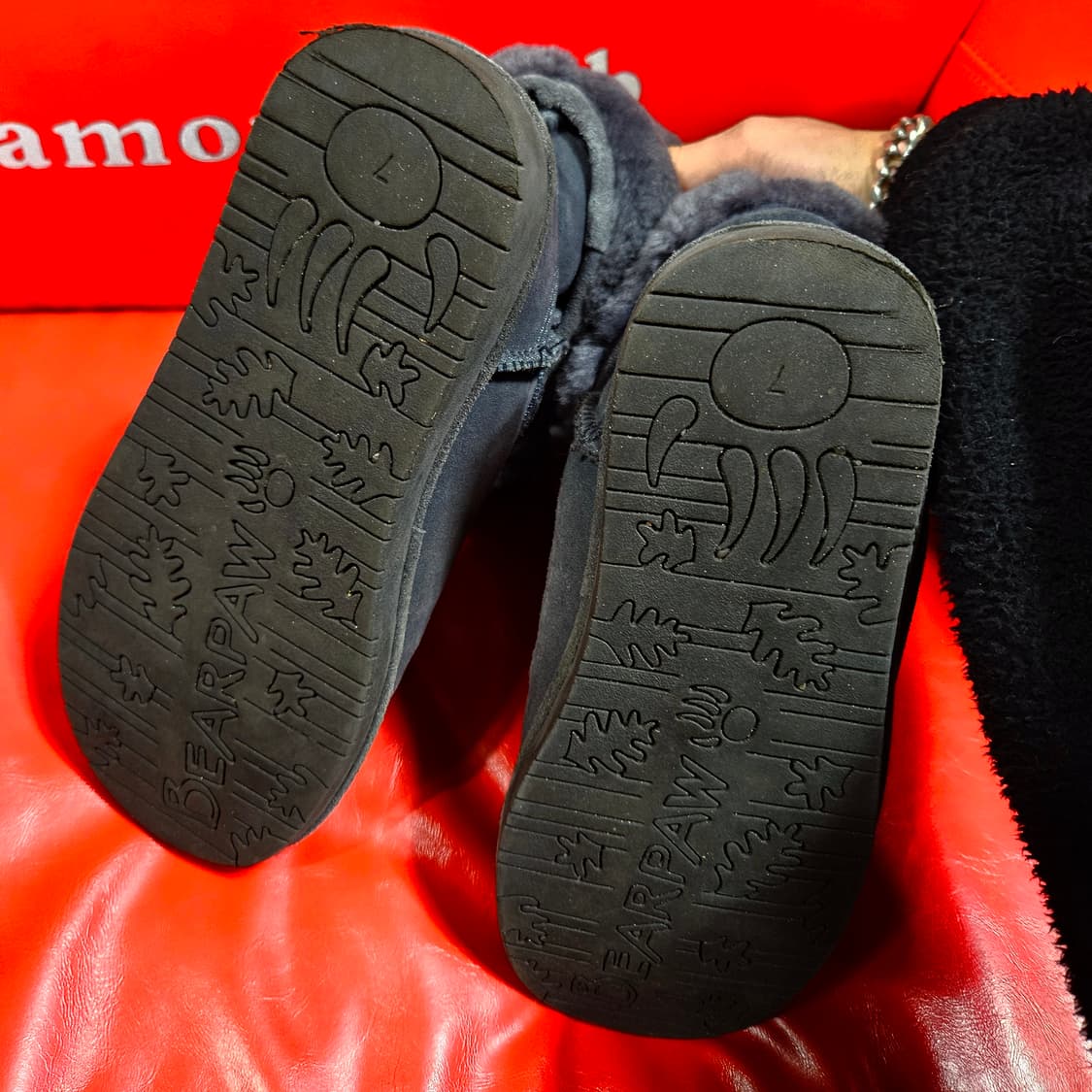 베어파우 나탈리아 차콜 퍼 부츠 38size 상품이미지5