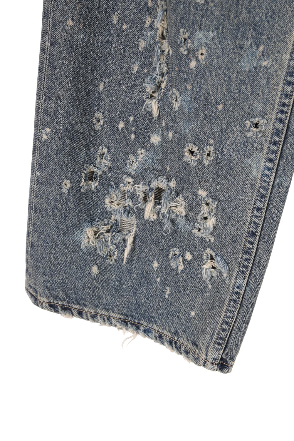 새상품 다이리쿠 데미지 인디고 스트레이트 데미지진 L 상품이미지7