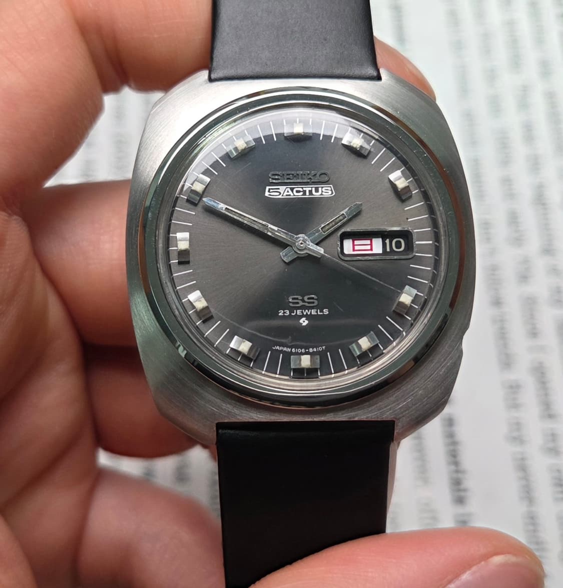 레어] 빈티지 세이코 SS 옥토점보 그레이 희귀모델 한자 데이데이트 
 상품이미지3