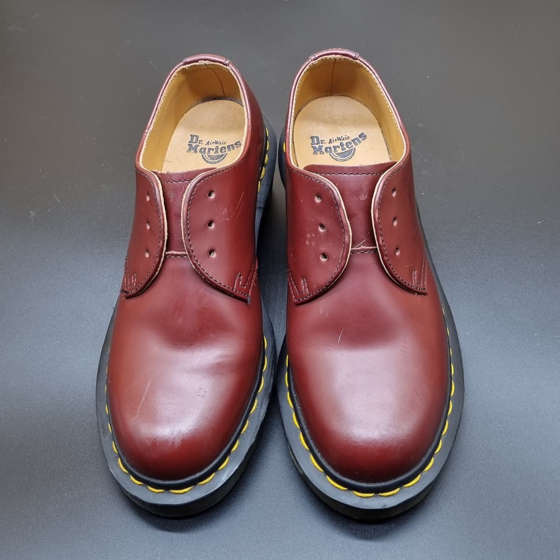 닥터마틴 3홀 버건디 로퍼36 220 굽6.5 상품이미지2