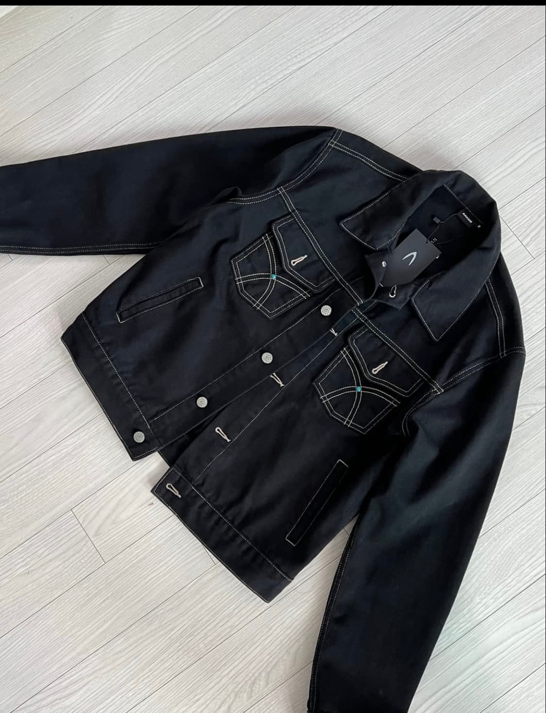 아캄 웨스턴 스터드 데님자켓 2사이즈 상품이미지1