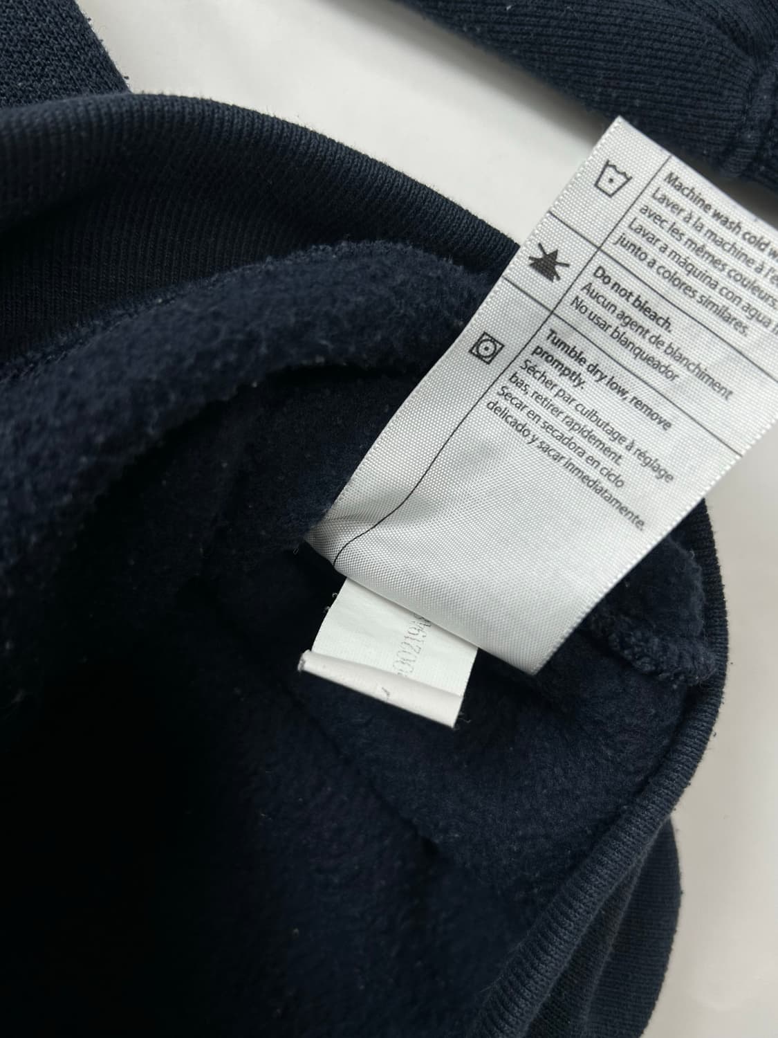 칼하트 미드웨이트 네이비 후드집업 XL 상품이미지6