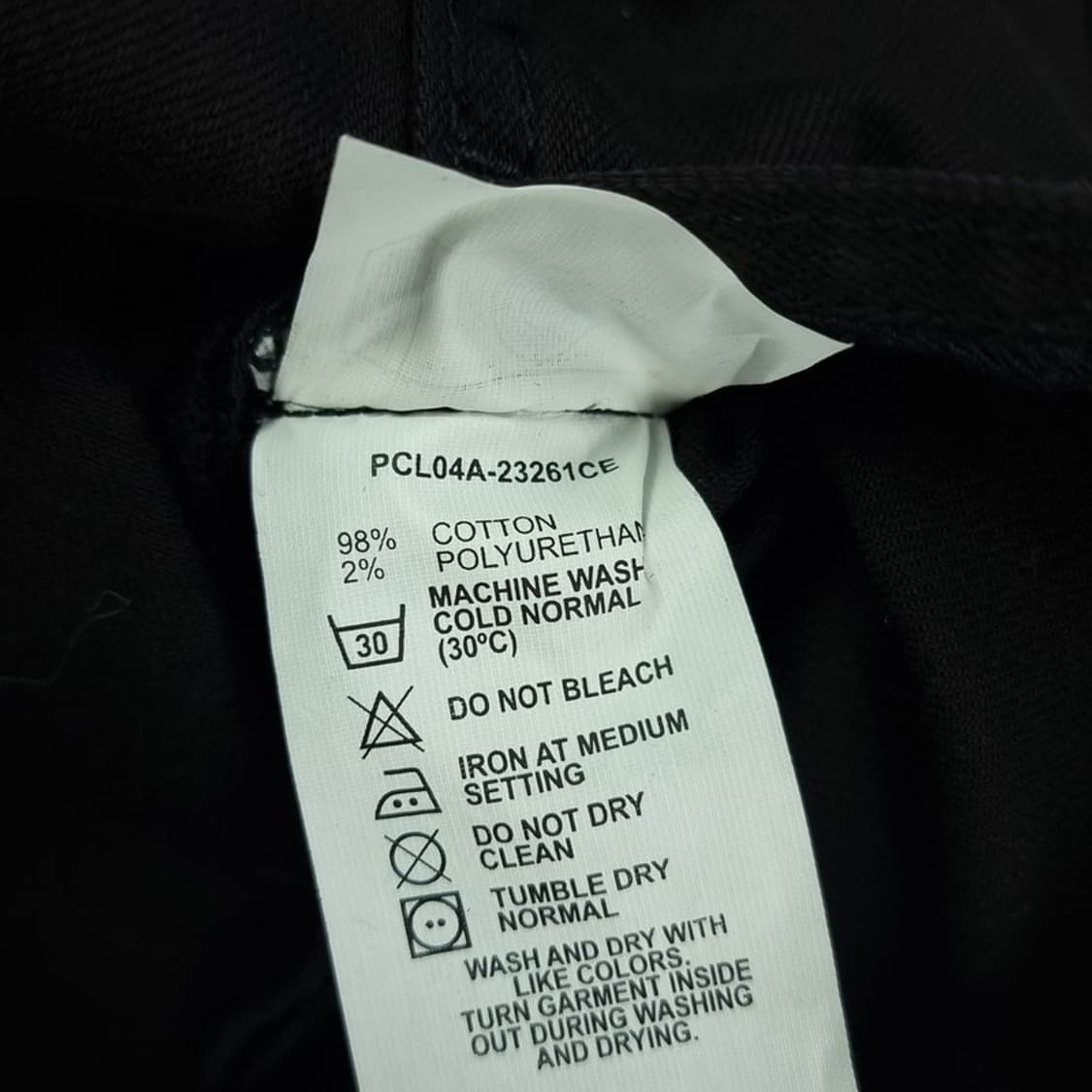 [리바이스] 로우라이즈 코튼 미니스커트 블랙 M18935 상품이미지9