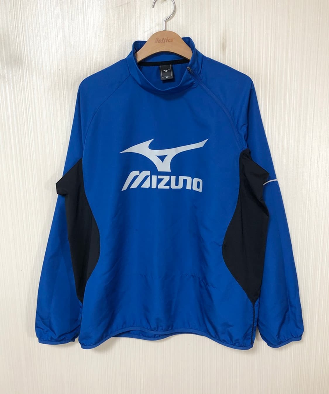 미즈노(MIZUNO) 사커 빅로고 우븐피스테/웜업바람막이 XL 상품이미지1
