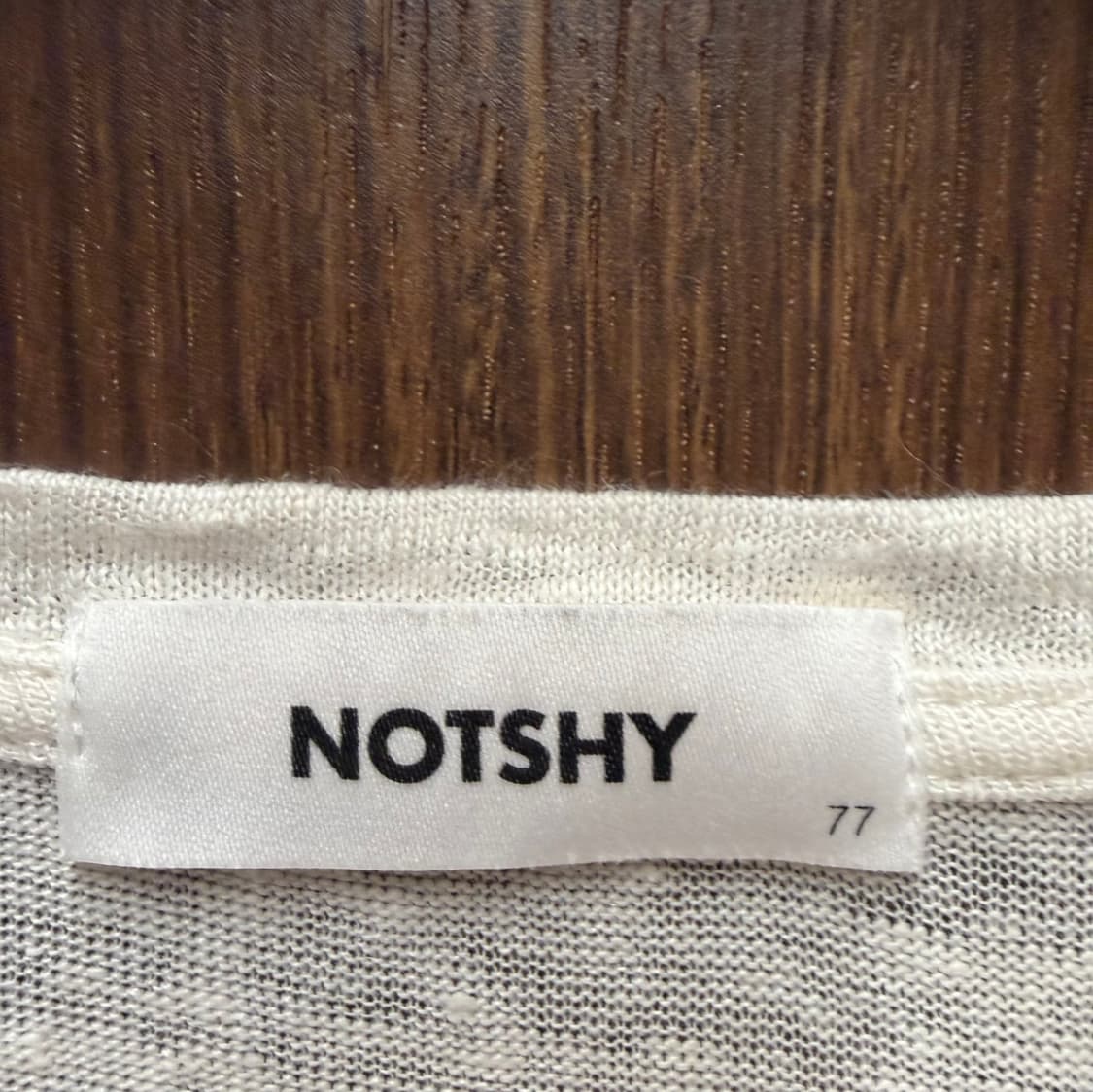 NOTSHY 낫샤이 린넨 반팔티셔츠  상품이미지2