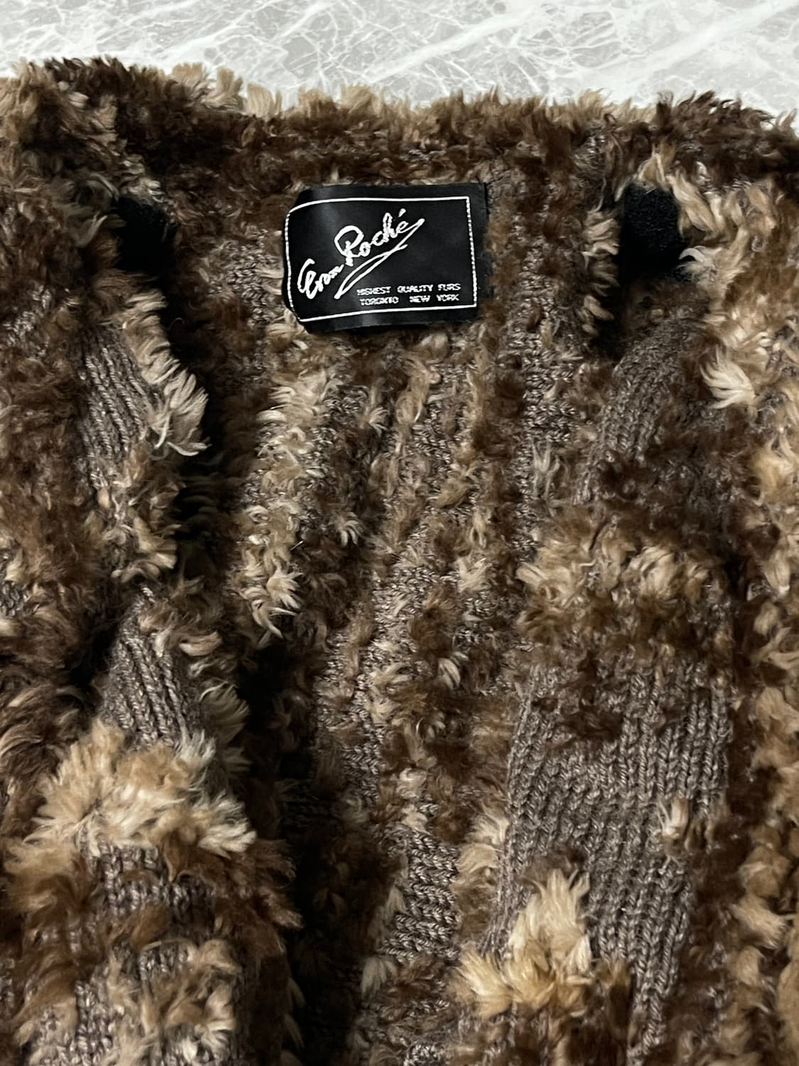 (Japanese vintage)grunge fur jacket 상품이미지3