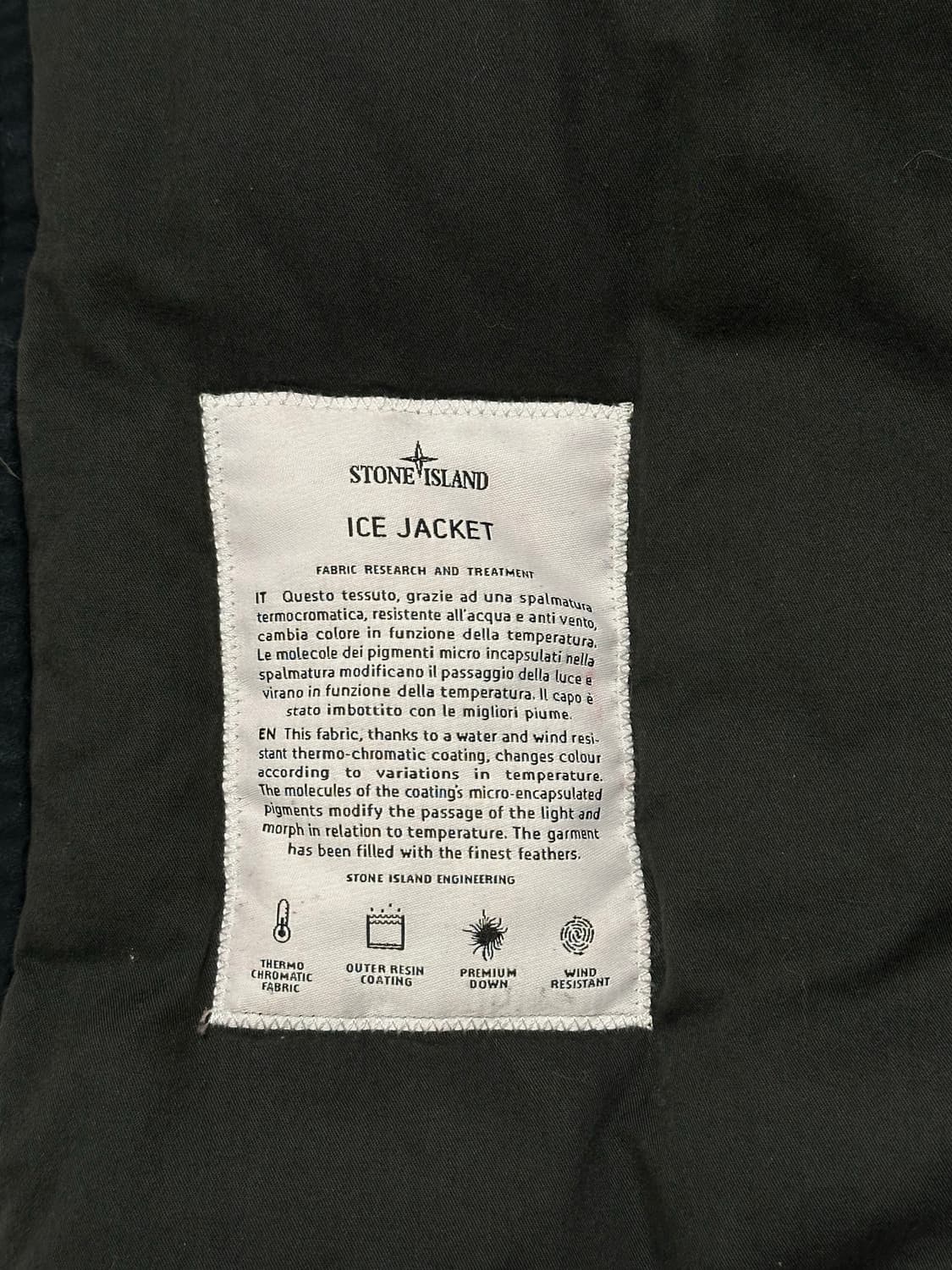 스톤아일랜드 화이트와펜 아이스패딩 3XL(105-110) 상품이미지2