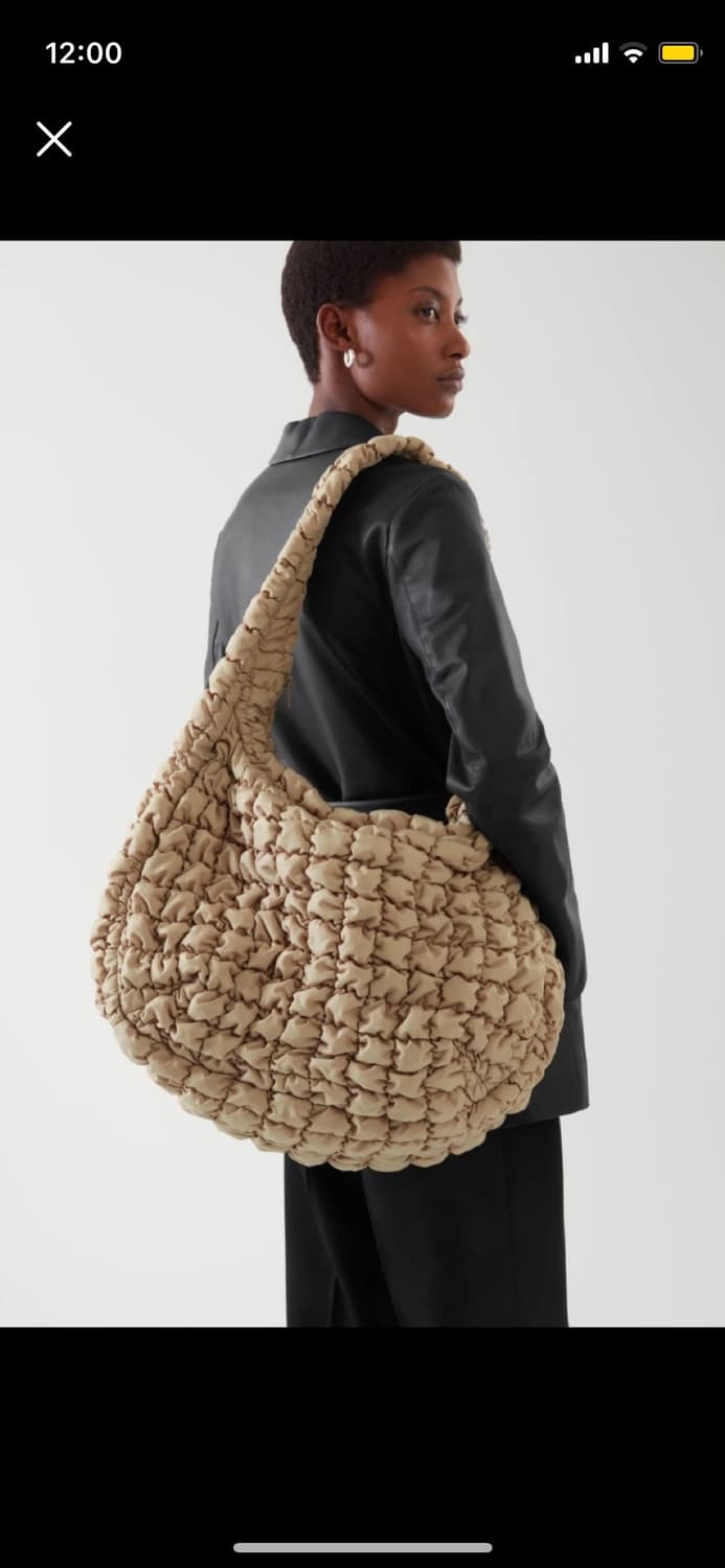 코스 COS 퀼티드 오버사이즈 - 베이지 상품이미지1