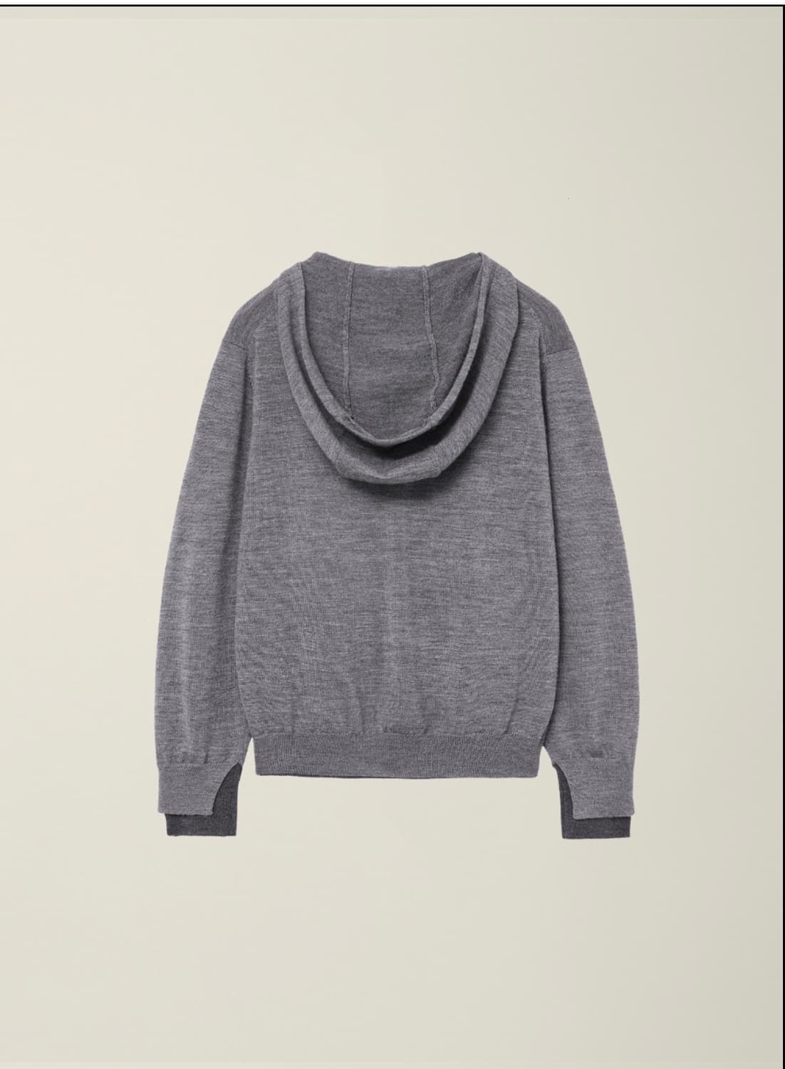 EE LAYERED CUFF KNIT HOODED ZIP JACKET 상품이미지2