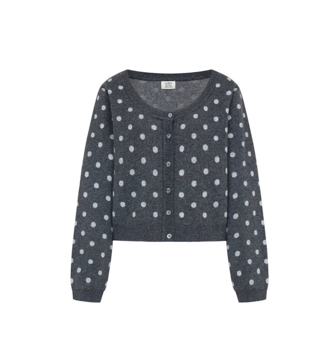 레터프롬문 로하 유넥 도트 가디건 상품이미지1