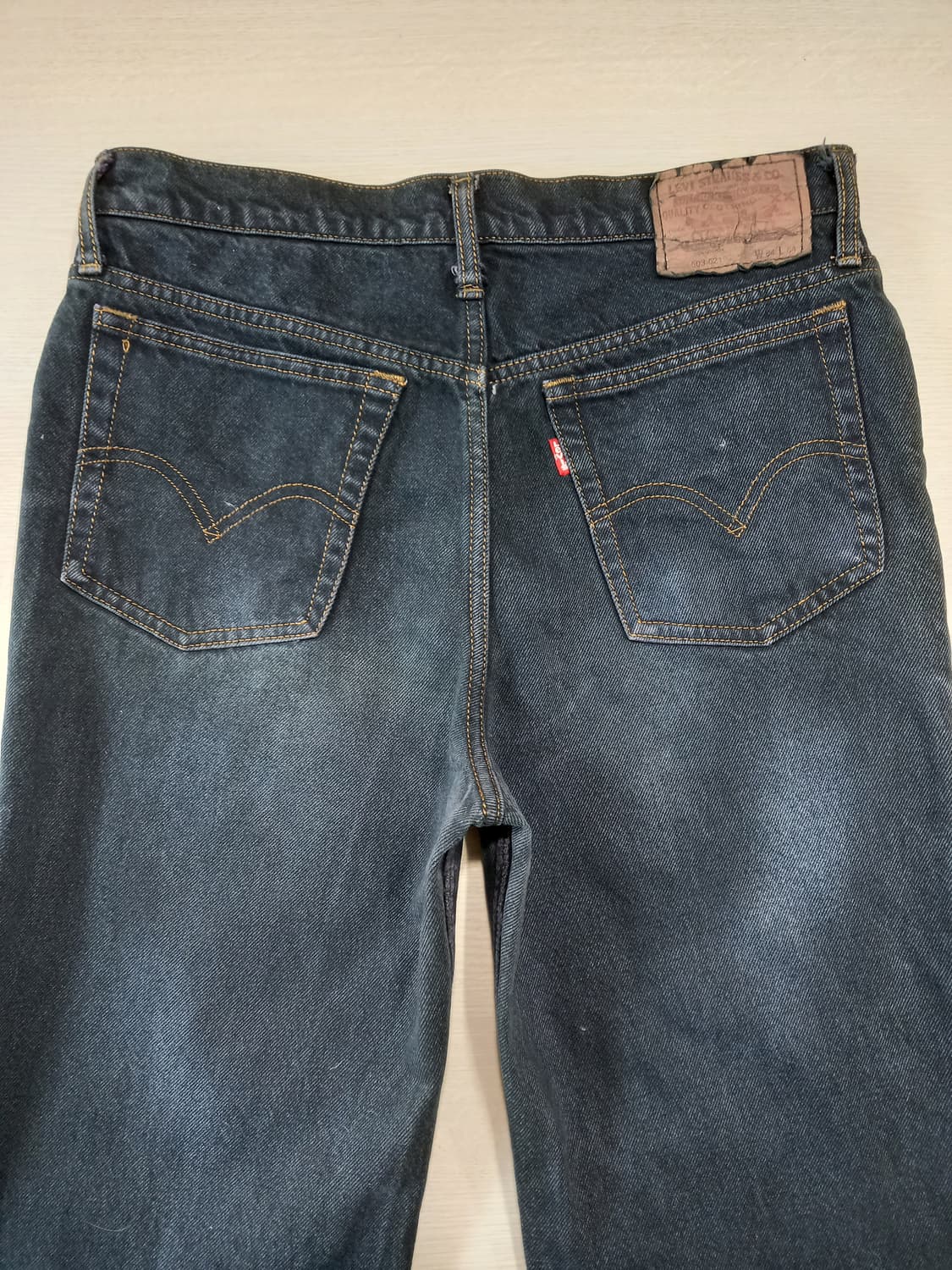 32 80's 리바이스503-02192 Kor 일자진 블랙 32-371 상품이미지4