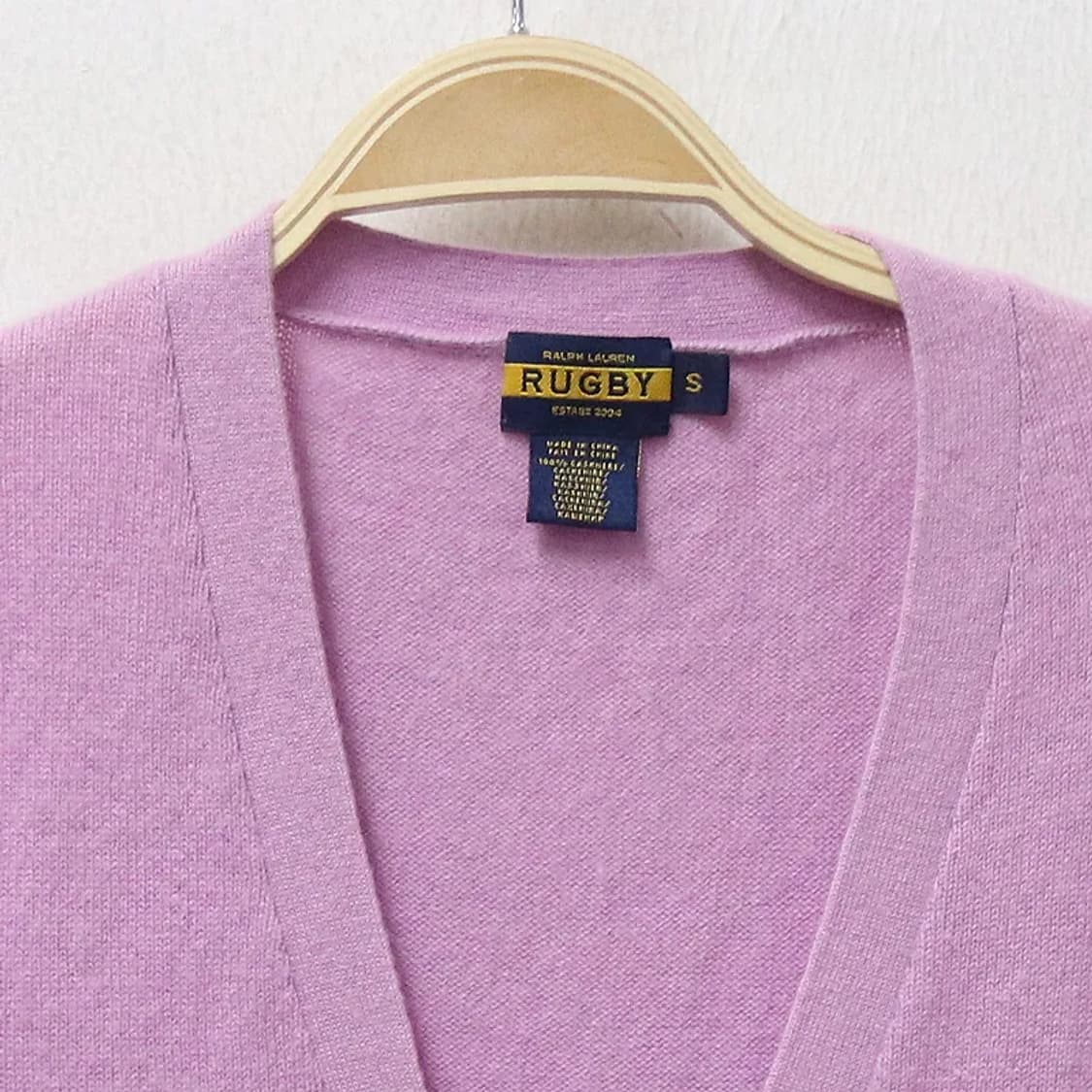 랄프로렌 럭비 딸기우유 히메갸루 캐시미어 가디건 62070 상품이미지3