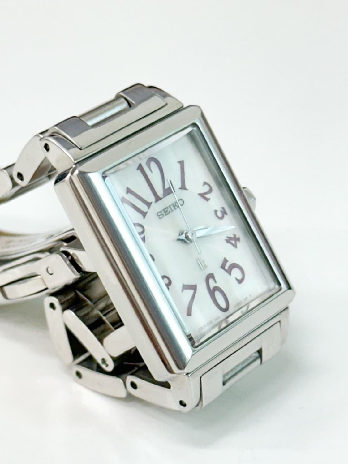 seiko / 세이코 루키아 스퀘어 실버 쿼츠 여성 시계 상품이미지6