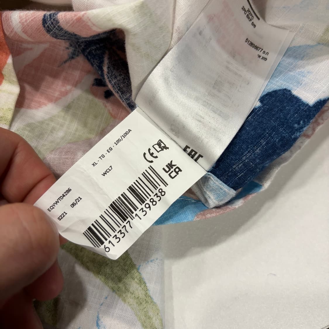 [XL] 퀵실버 하와이안 플라워 반팔 셔츠 D191 상품이미지8