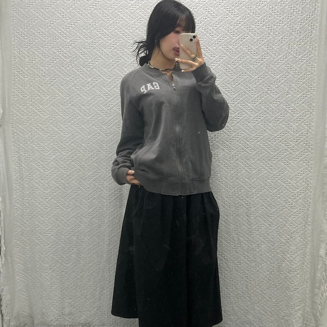 갭 GAP 오버핏 Y2K 빈티지 집업 100 C06381 상품이미지2