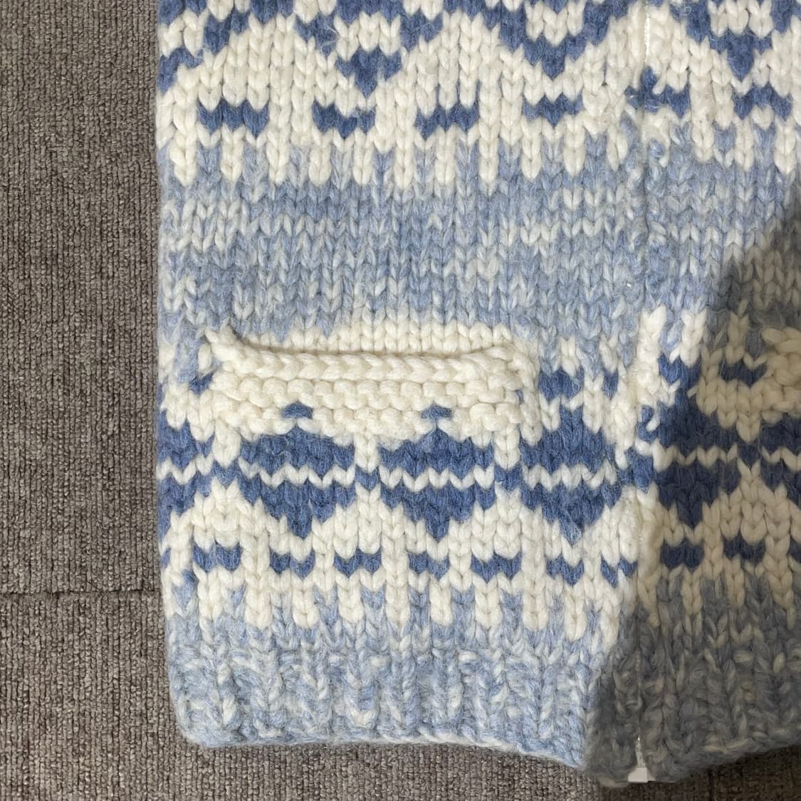 (S) Cowichan 코위찬 니트 집업 상품이미지4