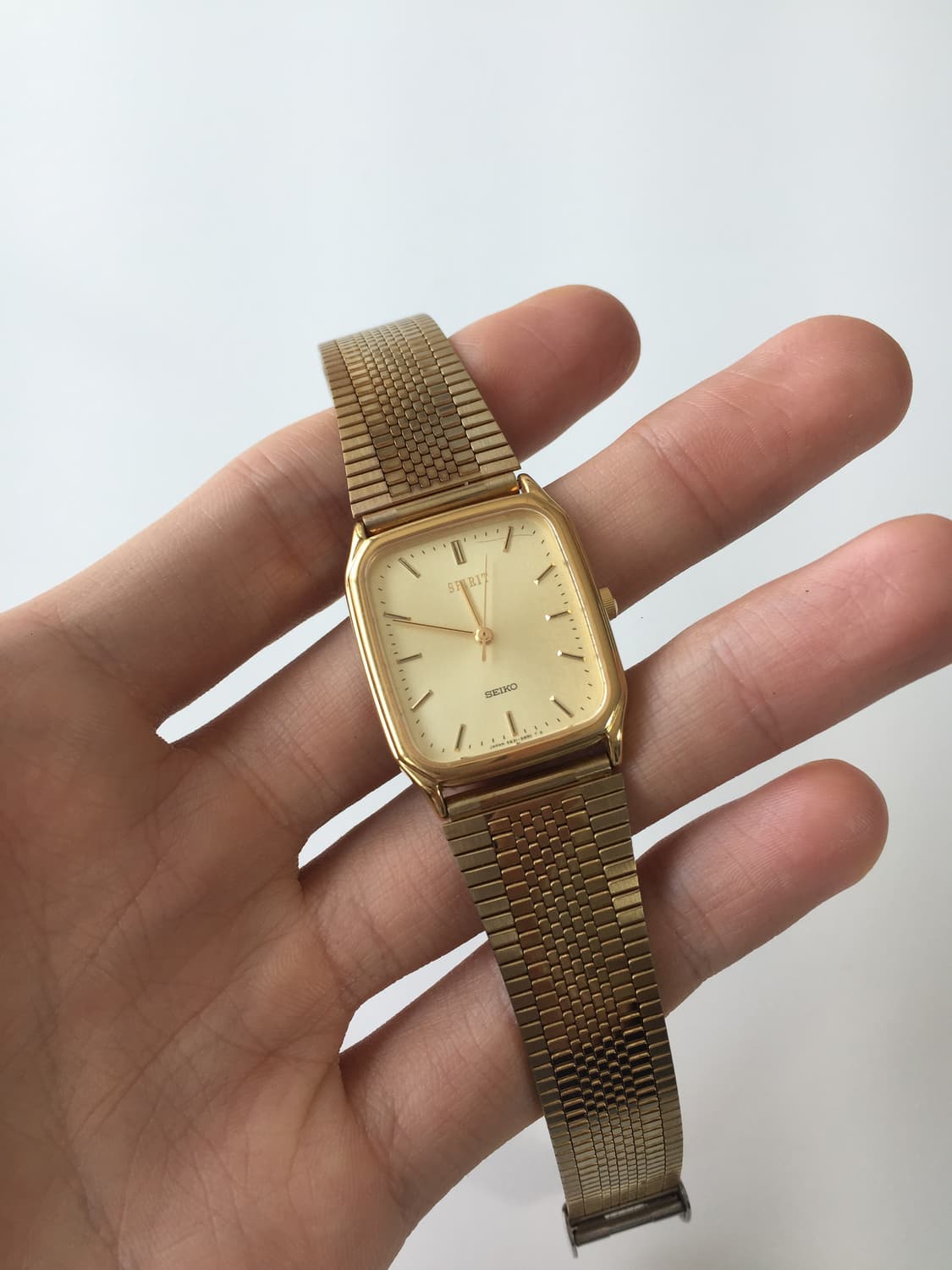 90s seiko spirit square gold 상품이미지1