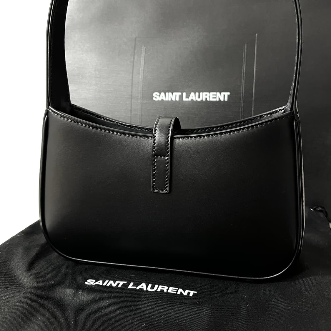 [S+급/정품] 생로랑 미니 호보백 le 5 a 7 가방 블랙 상품이미지3