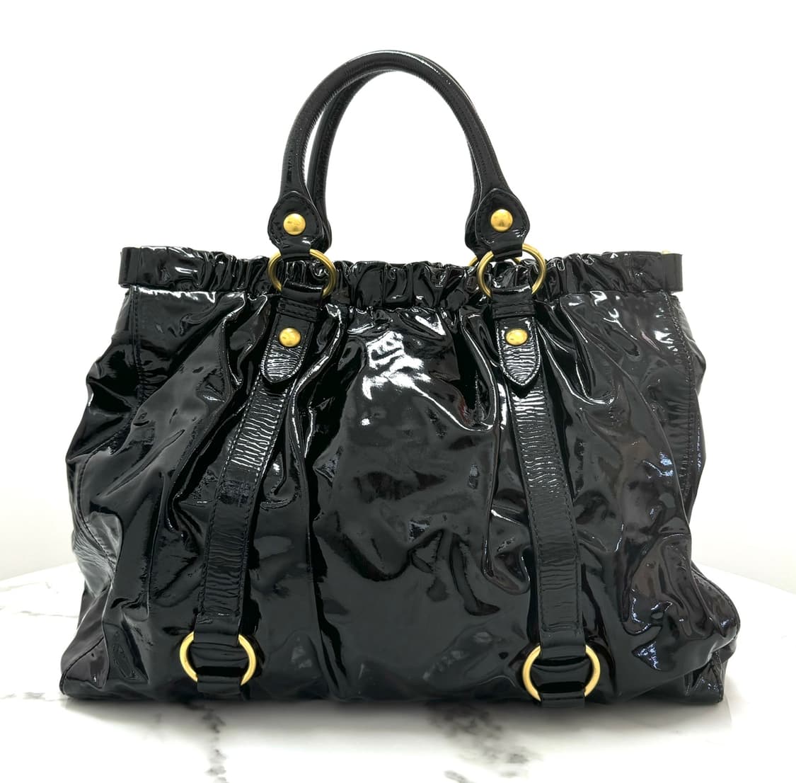 [중고명품셀렉트] 미우미우 페이던트 고프레 라지 토트백 상품이미지3