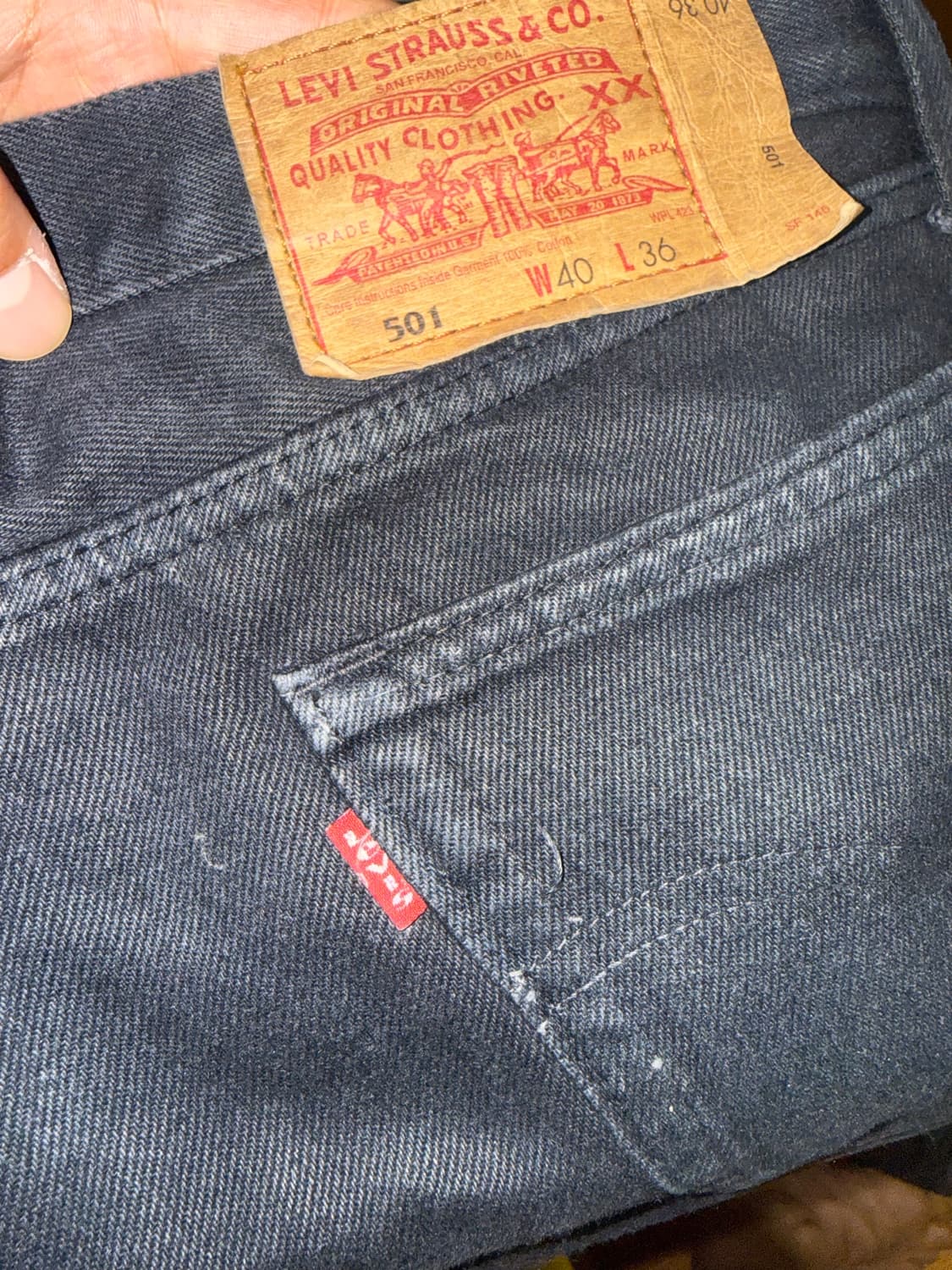 BLESS SMLXL BLACK DENIM 상품이미지2