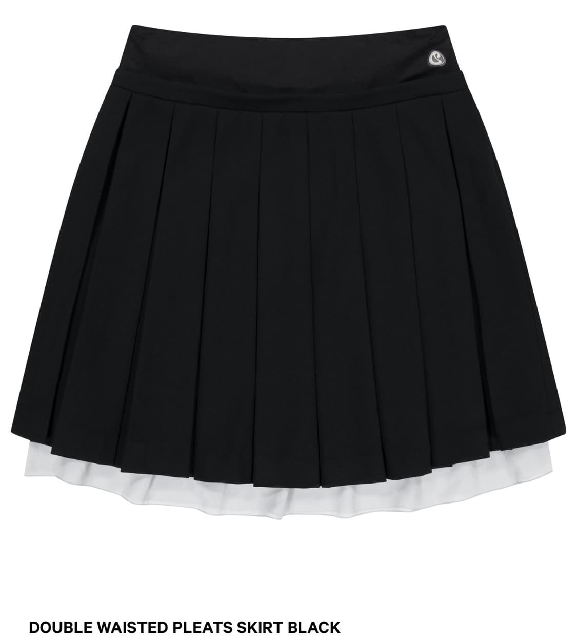 코이세이오 DOUBLE WAISTED PLEATS SKIRT BLACK 상품이미지1