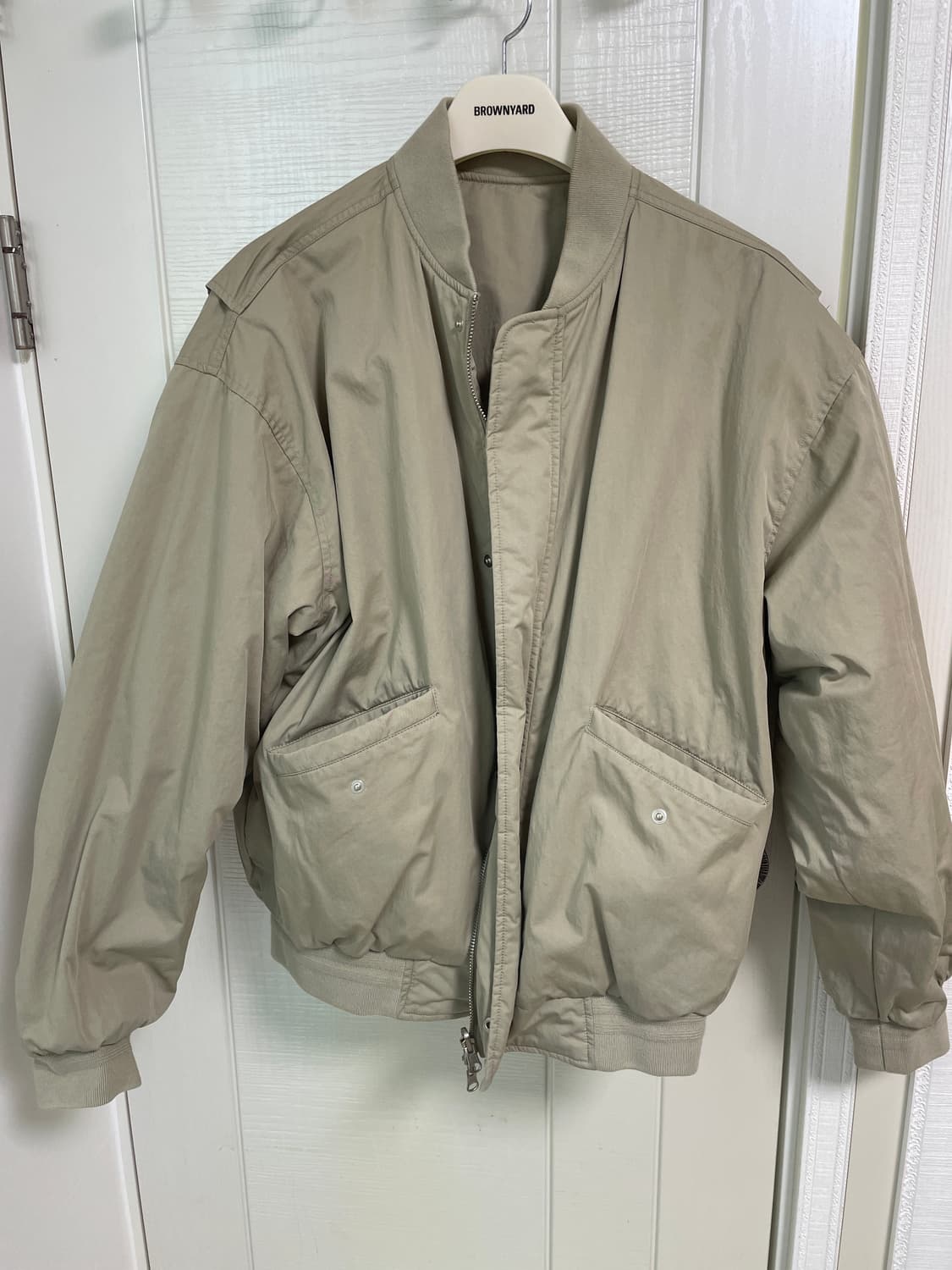 브라운야드 리버시블 MA-1(스톤) 상품이미지2