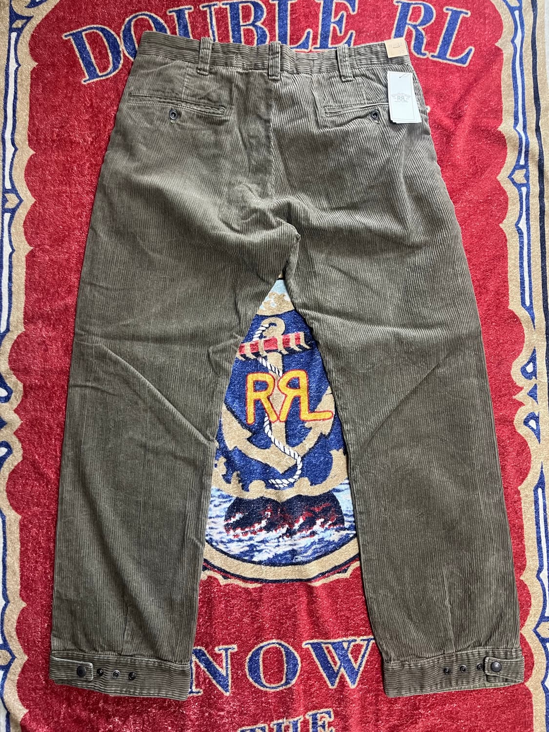 RRL 플리츠 코듀로이 팬츠 더블알엘  상품이미지3