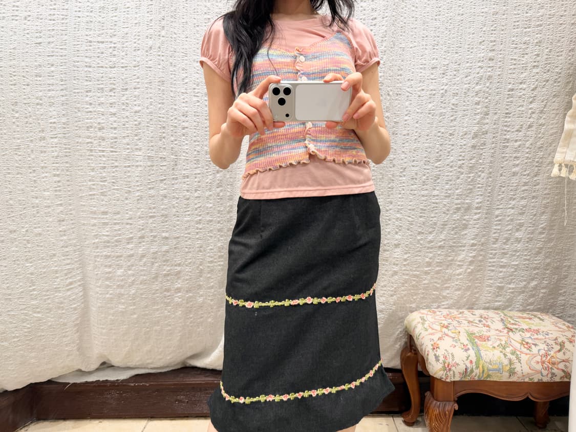 Flower garden midi skirt 상품이미지2