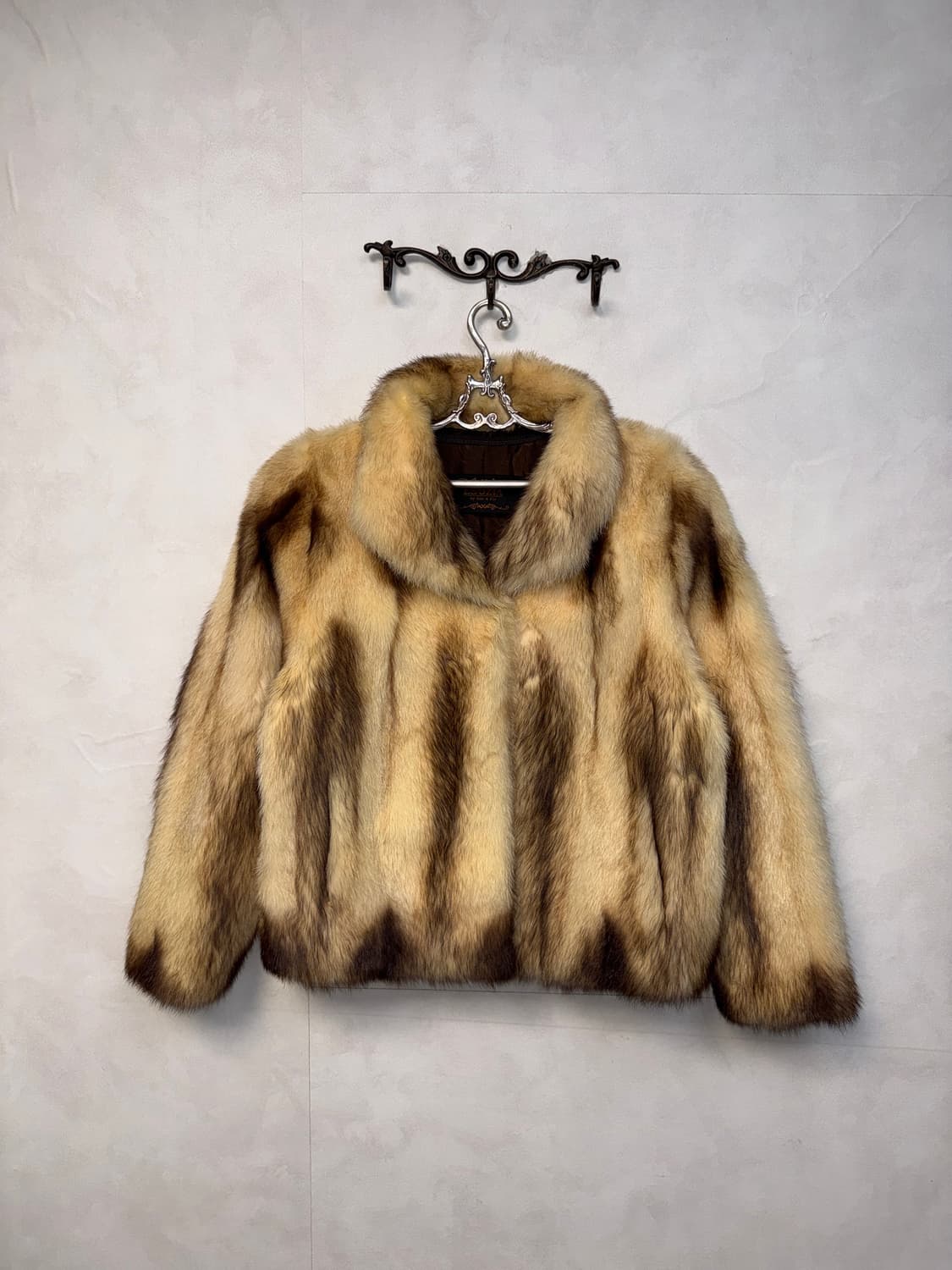 Mixed brown fitch mink fur jacket  상품이미지1