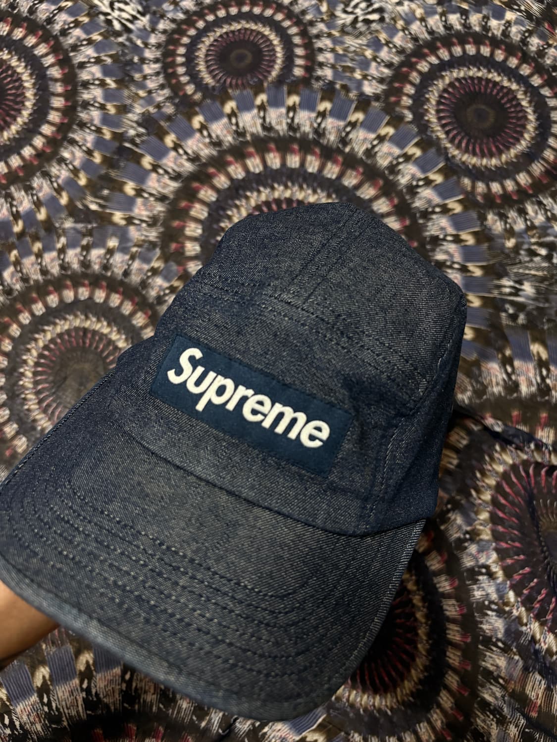 Supreme denim camp cap 상품이미지1