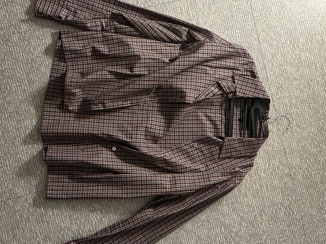 자라 체크 셔츠 상품이미지1