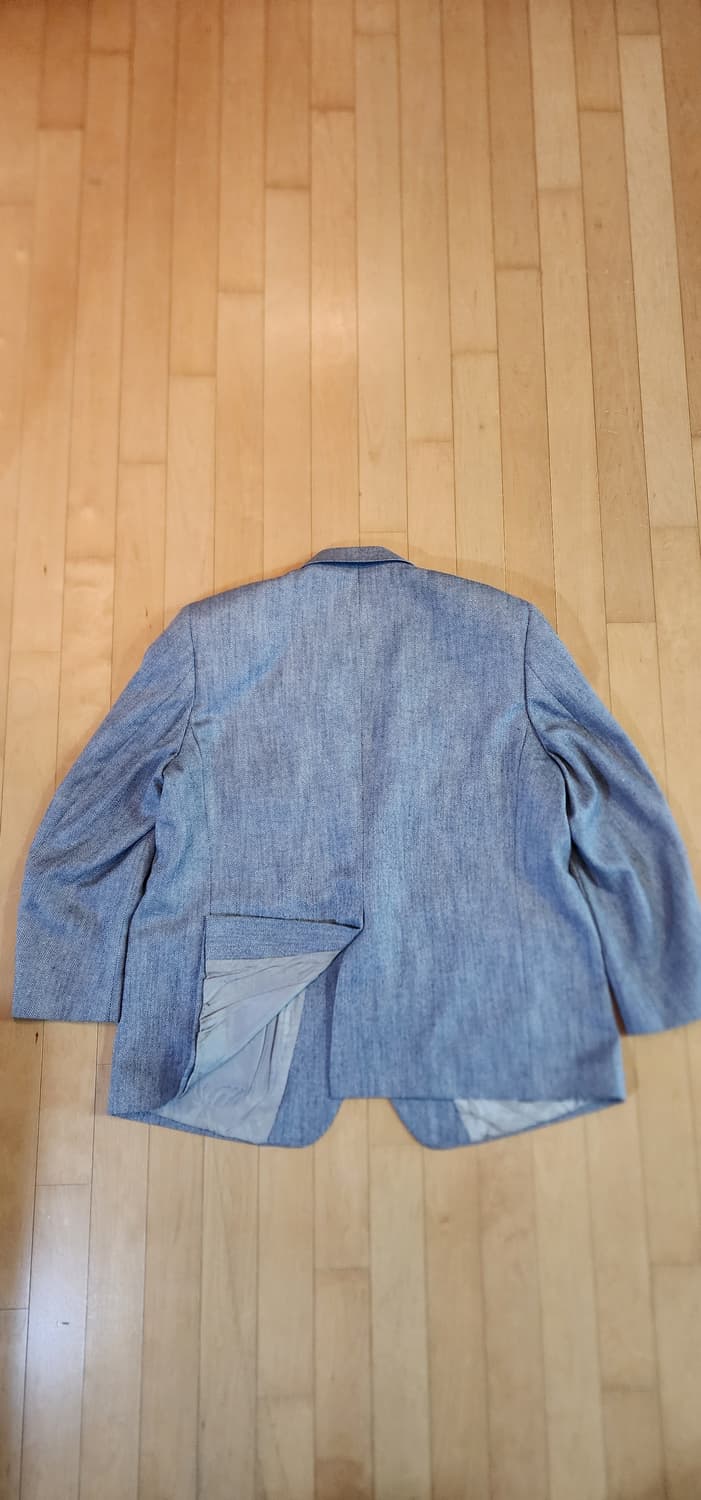 (빅사이즈)연그레이 헤링본 모직자켓 4XL 상품이미지5