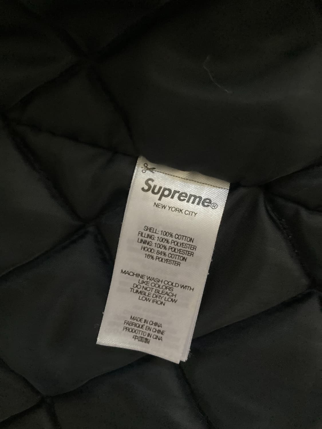 슈프림 x 디키즈 퀼팅 플란넬 후드 자켓 상품이미지3