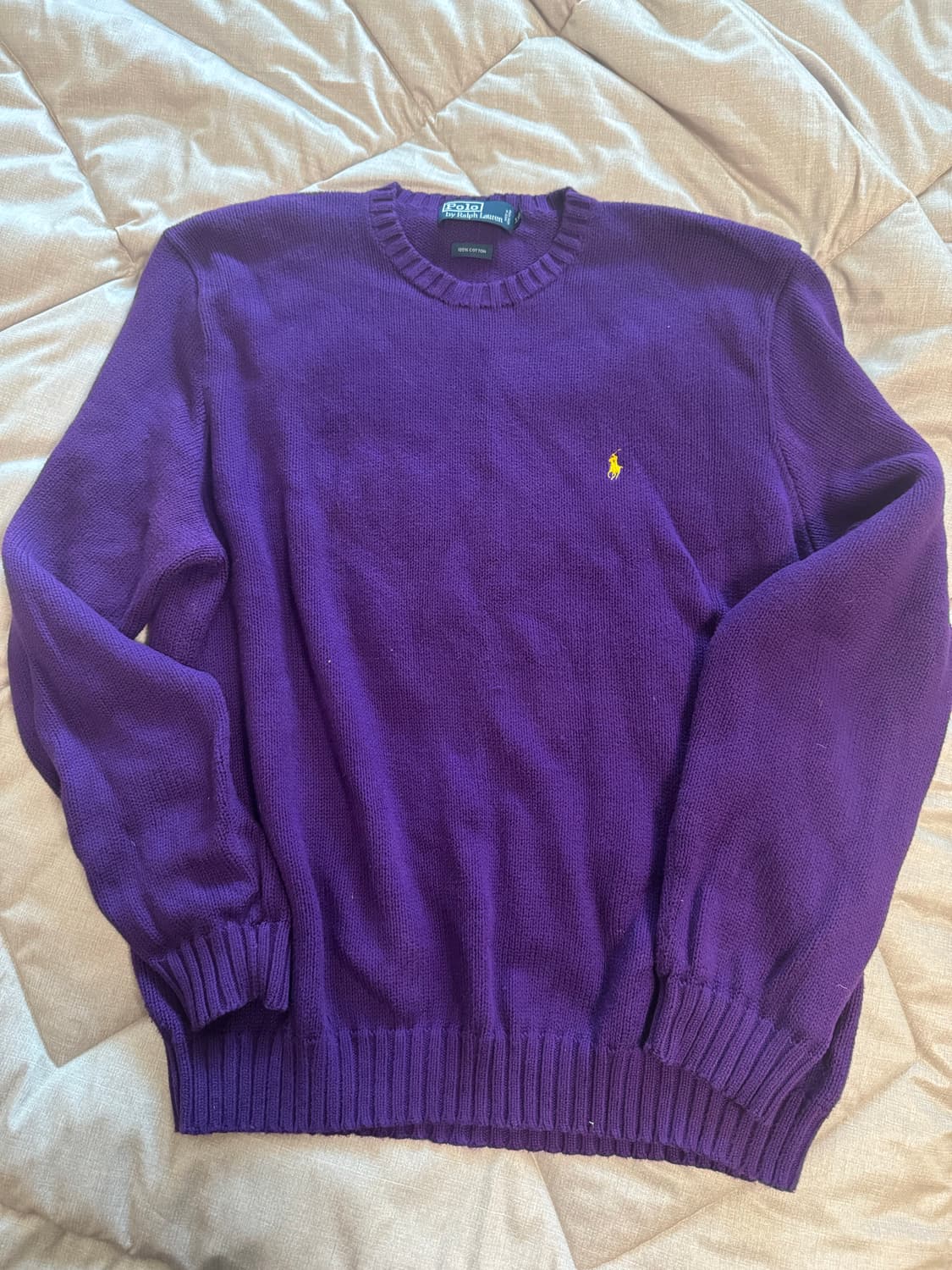 폴로 랄프 로렌 퍼플니트 XXL 상품이미지2