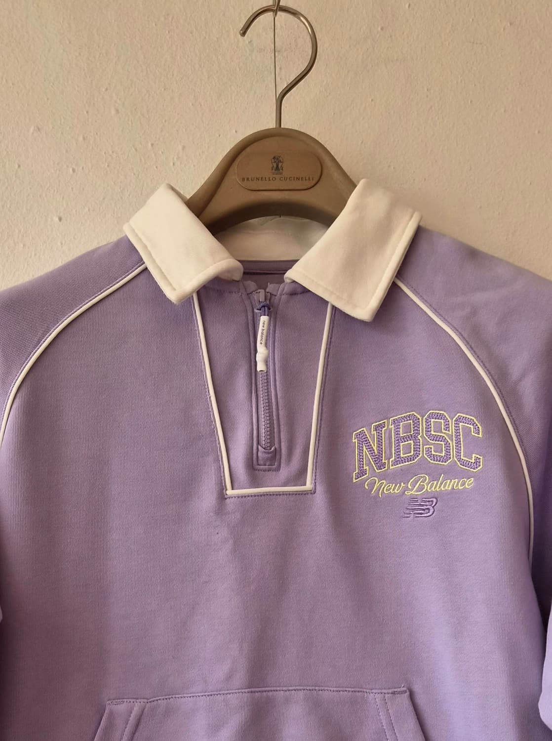 뉴발란스 키즈 반집업맨투맨티셔츠 150사이즈 상품이미지1