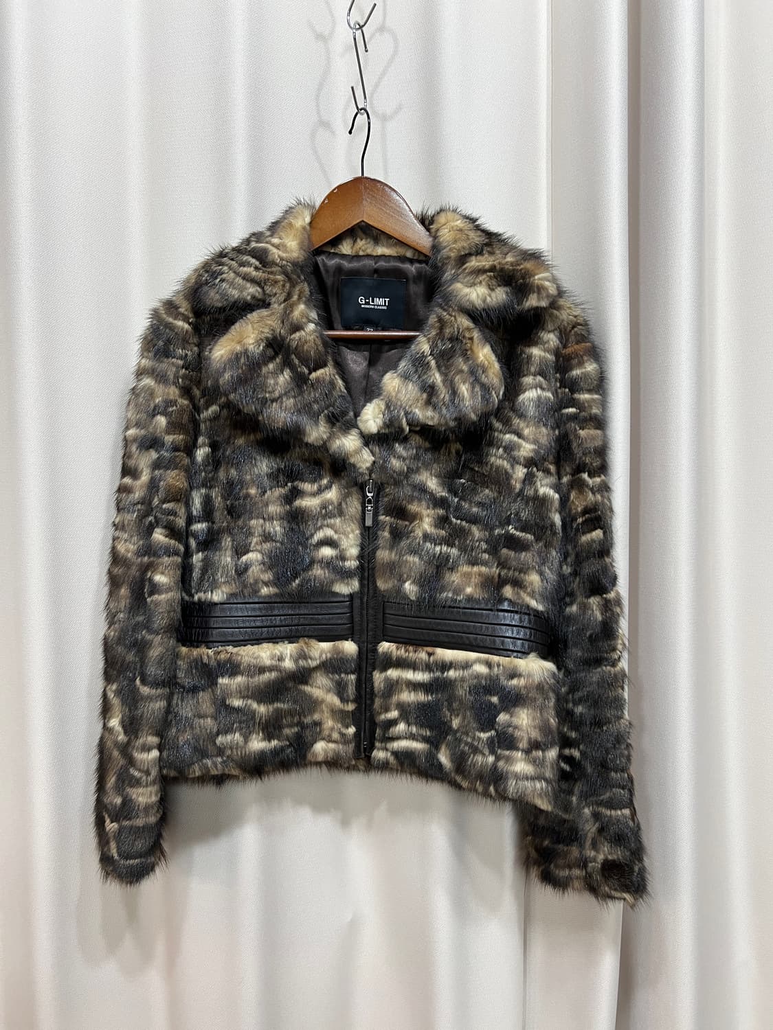 G-LIMIT 밍크 배색 퍼자켓 상품이미지2