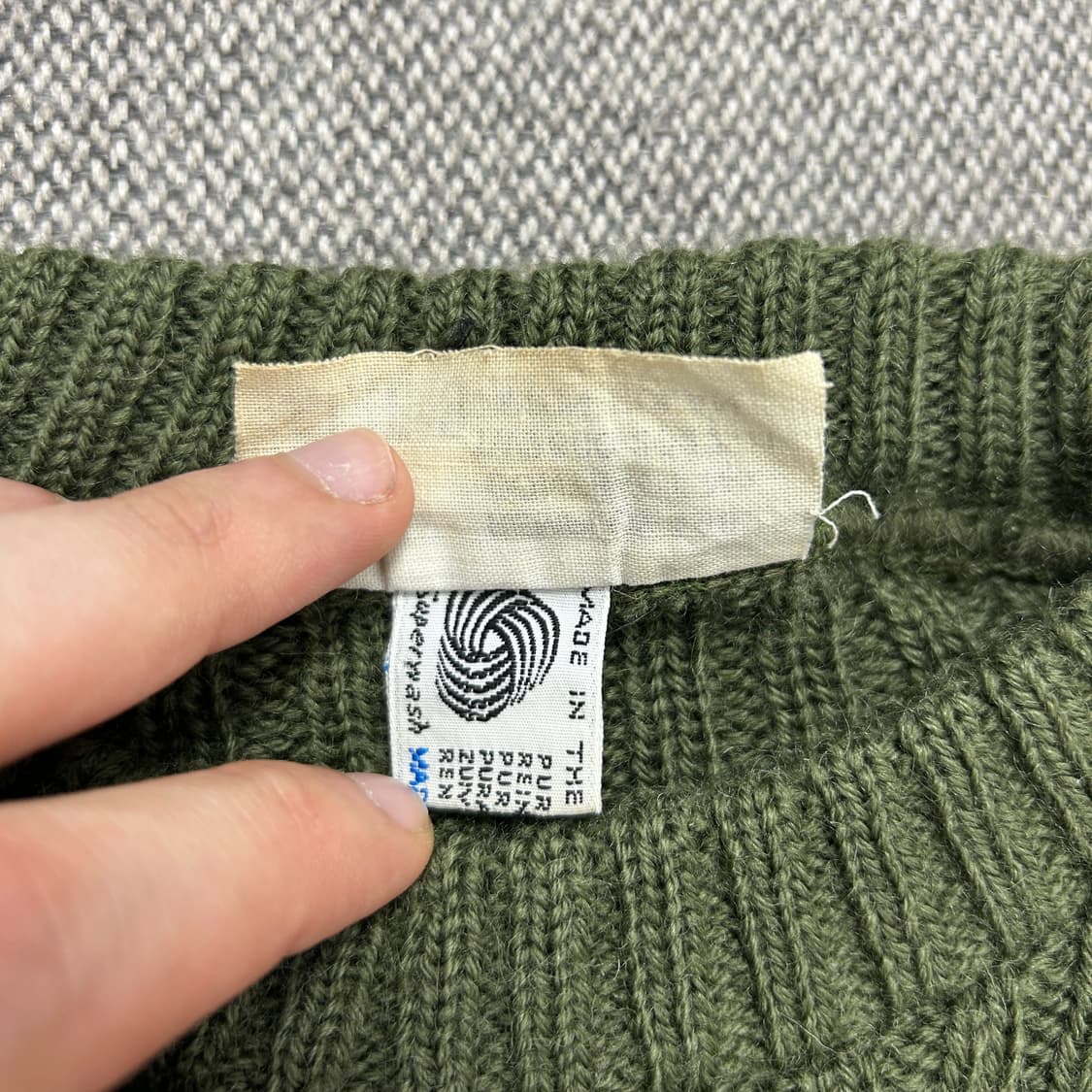 REMPLOY 80s 밀리터리 울 코만도 니트(1) 상품이미지3