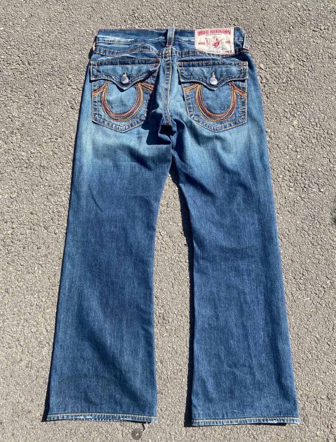 True Religion Rainbow Billy Flaired Jean 상품이미지1