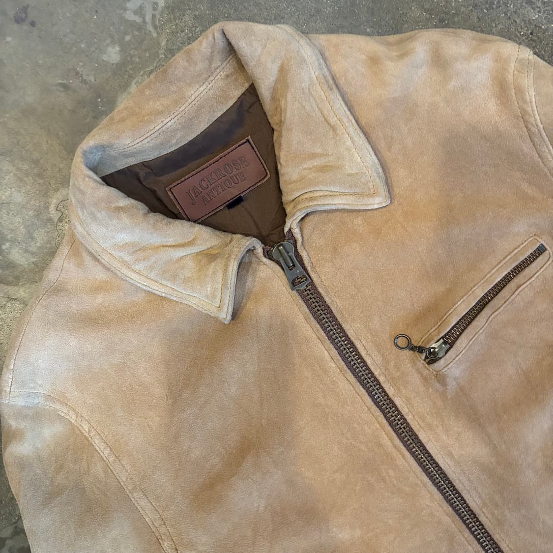 일본 잭로즈 스웨이드 싱글 라이더 자켓 상품이미지4