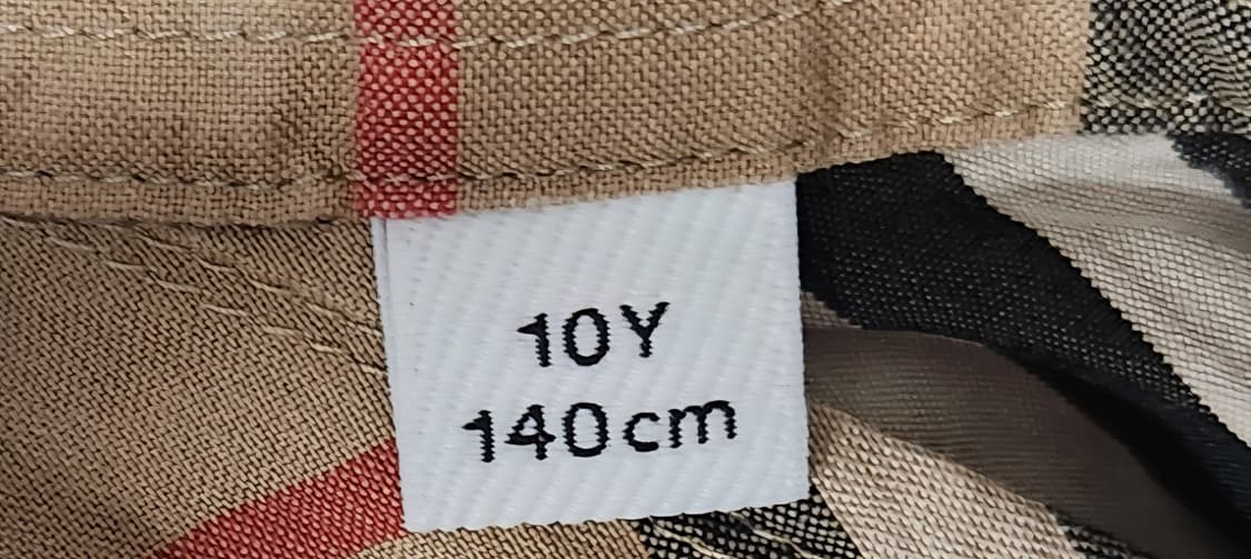 버버리 신형 키즈 체크 반팔 셔츠 10Y 상품이미지5