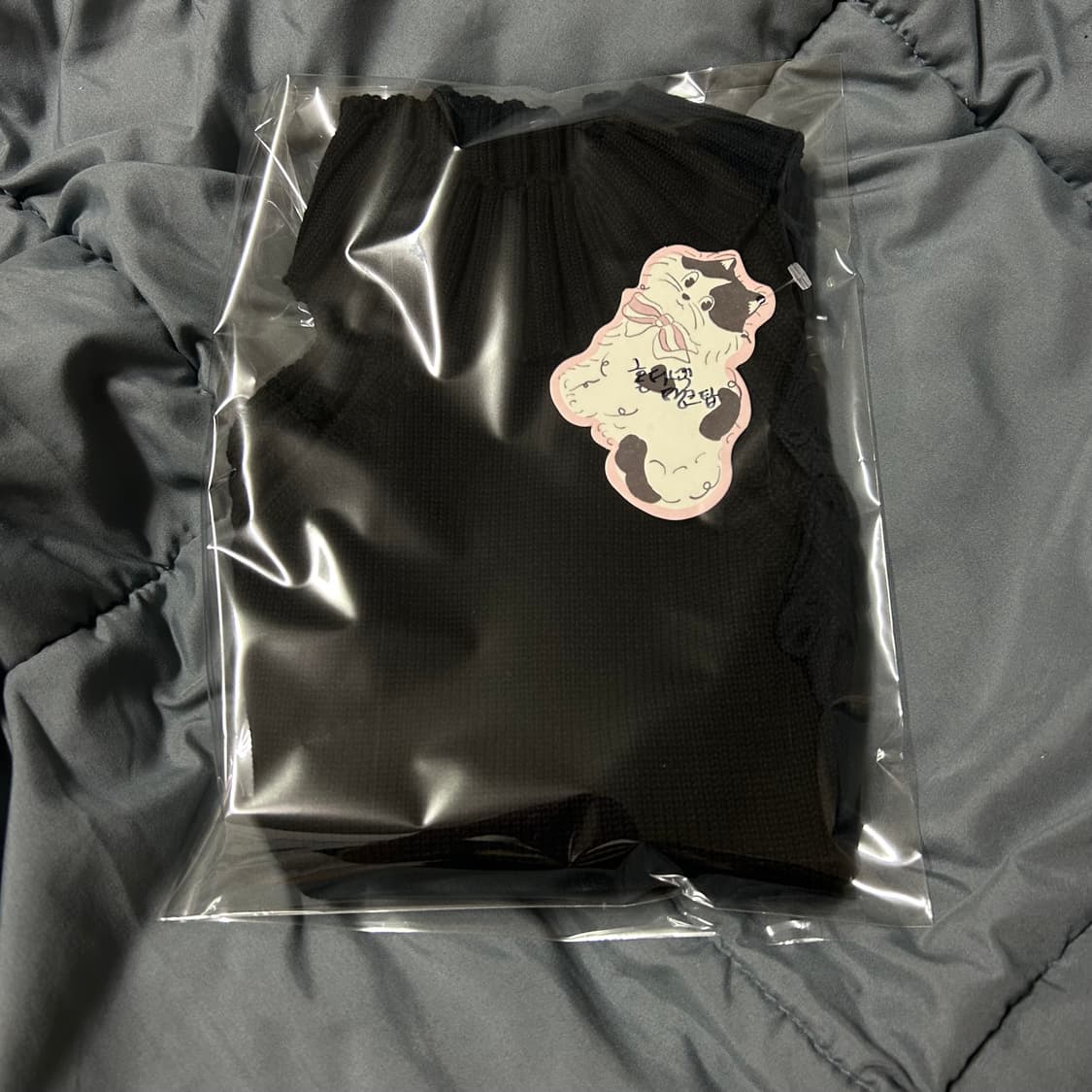 (새상품) 페일제이드 코튼 홀터넥 니트 탱크 탑 블랙 1사이즈 상품이미지7