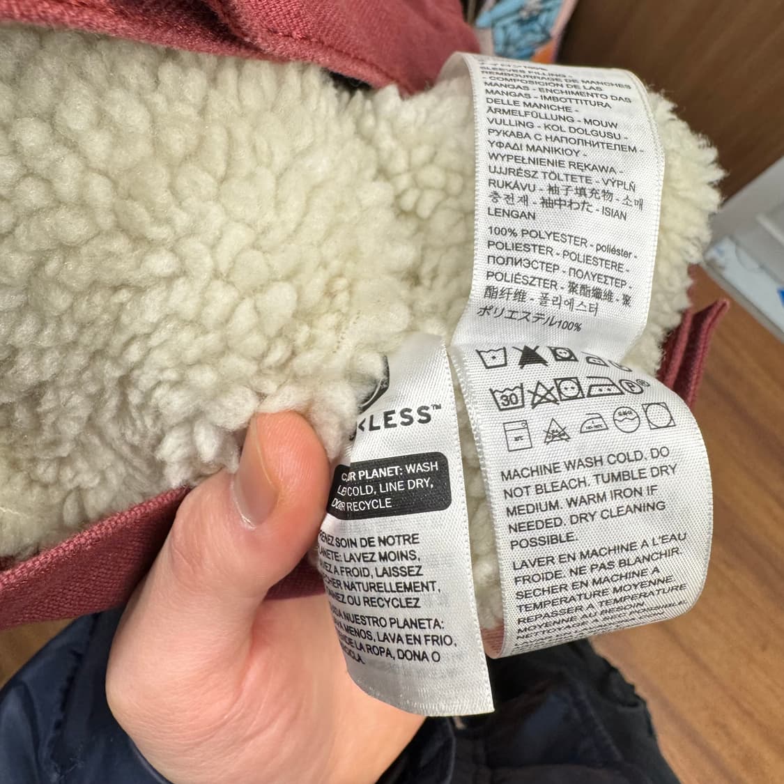 리바이스 타입 3 쉐르파 트러커 자켓 레드 L 상품이미지7