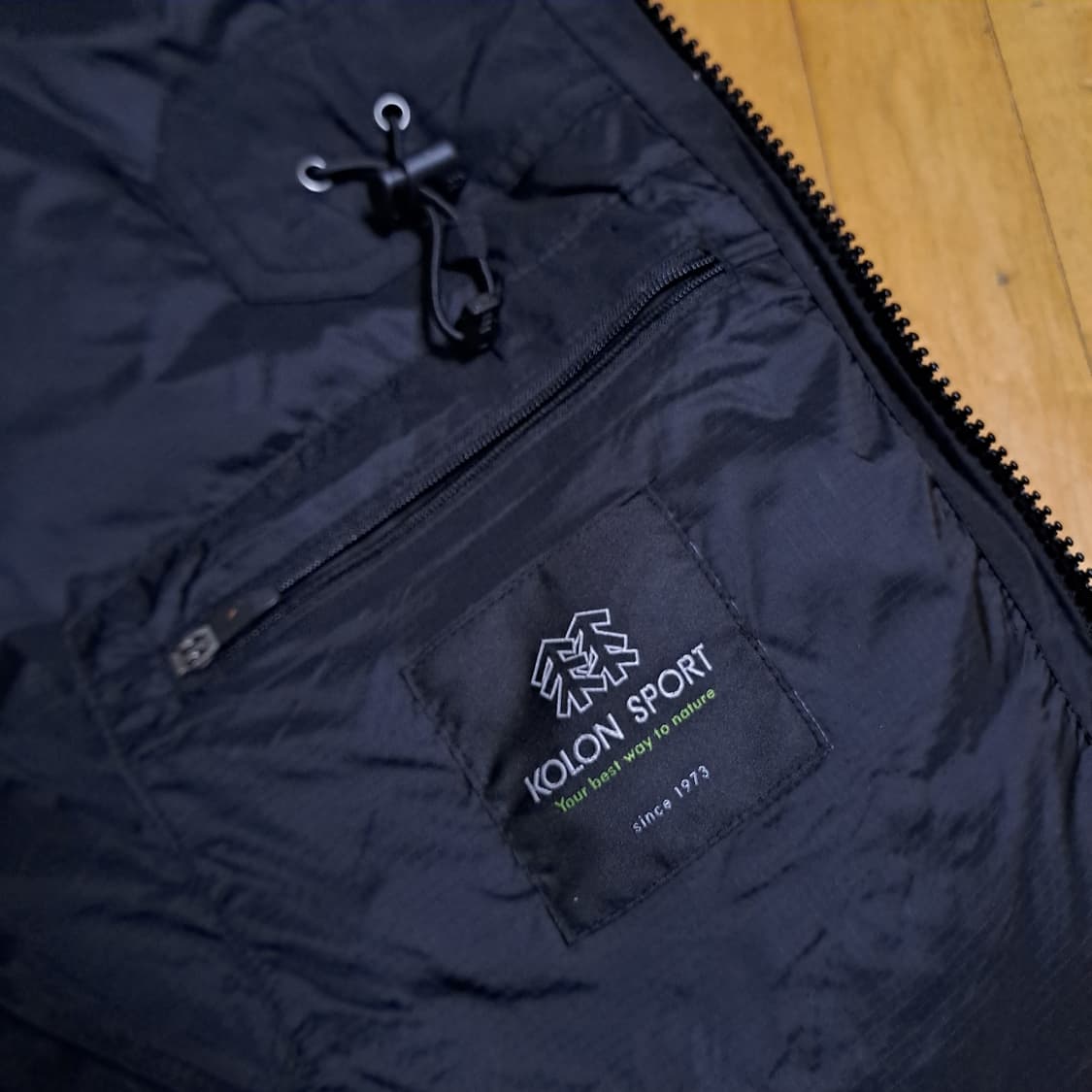 (택포) 코오롱 울100% 구스 자켓 100 B117 상품이미지8