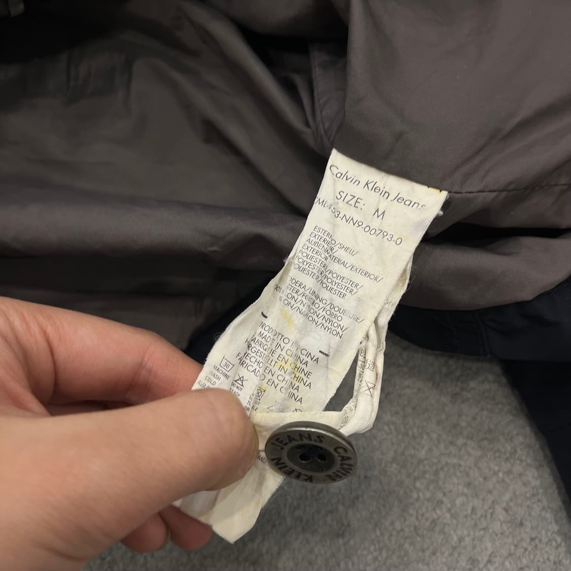 M 캘빈클라인 쿼드포켓 바람막이 자켓 상품이미지7