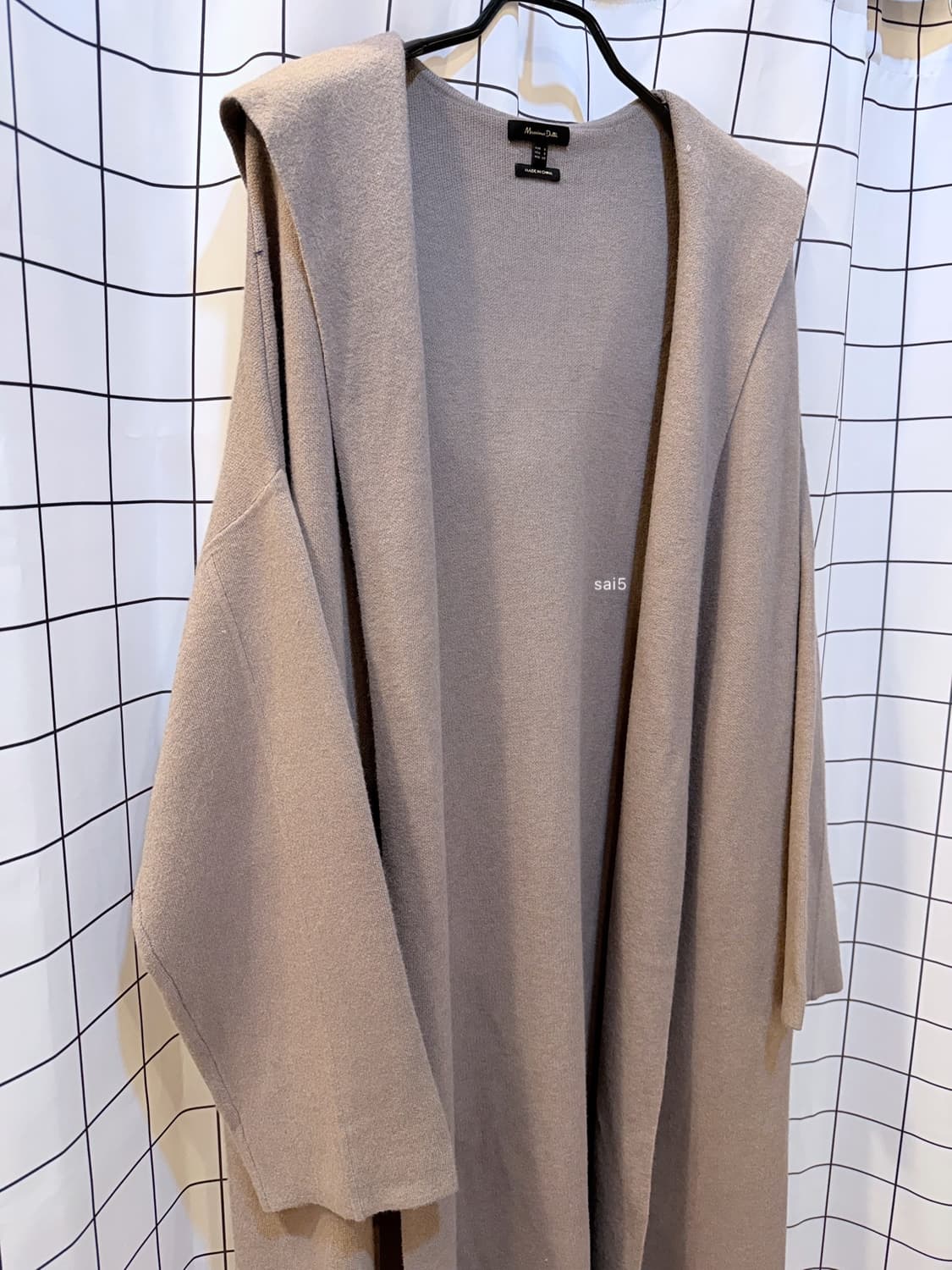 마시모두띠 후드 롱가디건 상품이미지5