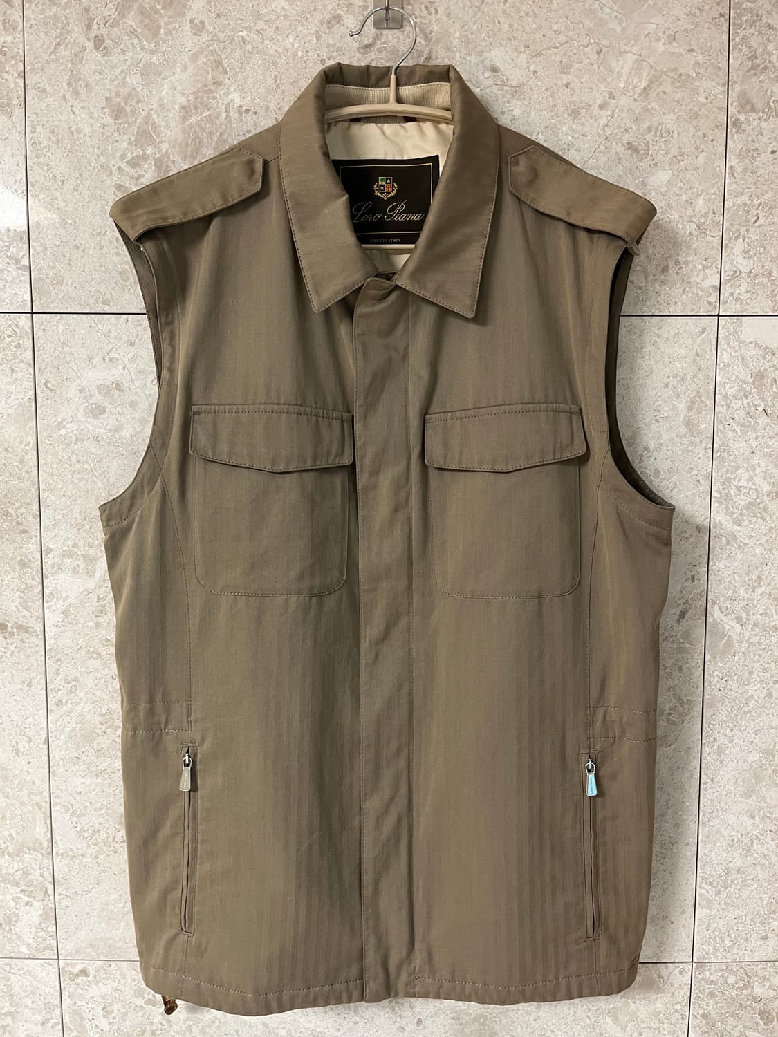 로로피아나 남성 필드 자켓 L 베이지/카키 정품 상품이미지2