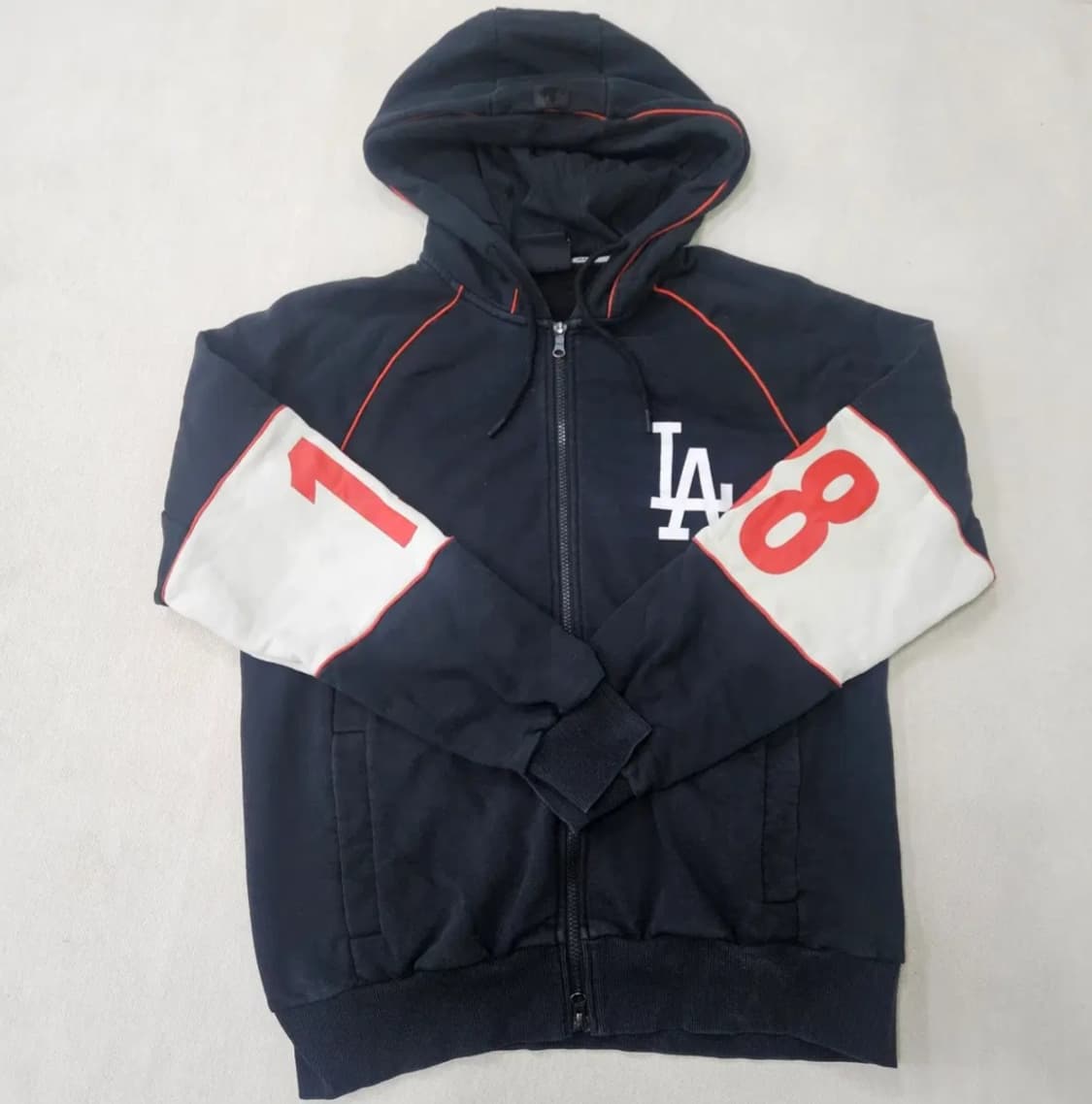 100 MLB 다저스로고 후드집업 0303Y 상품이미지1