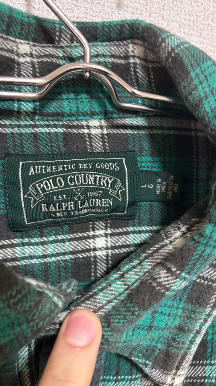 폴로 컨트리 플란넬 셔츠 L 상품이미지2